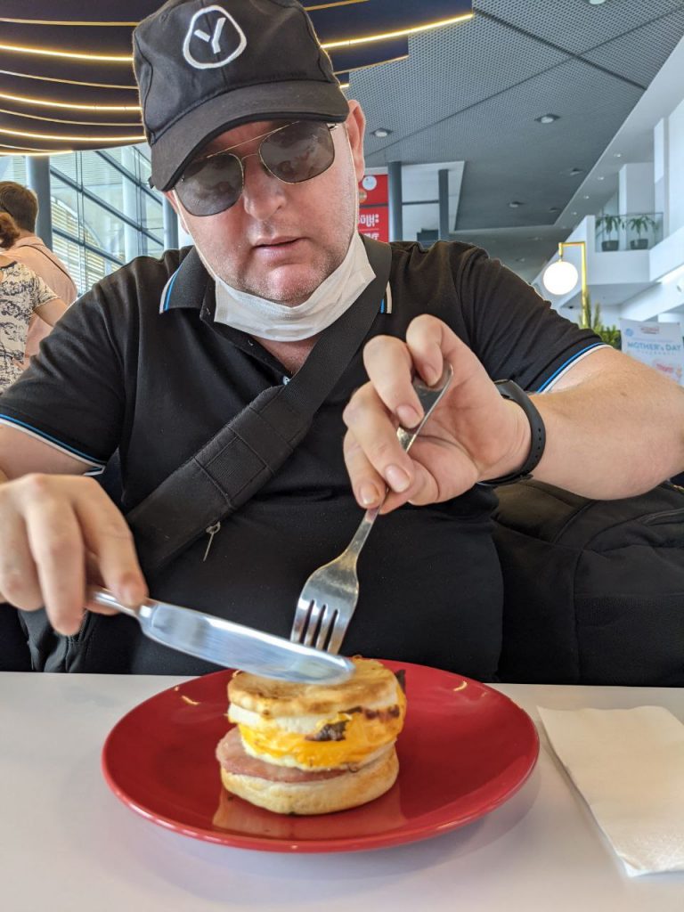 Eat a burger