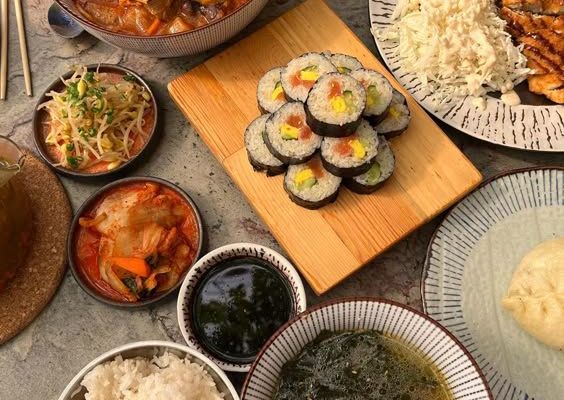 North Korean and South Korean Food