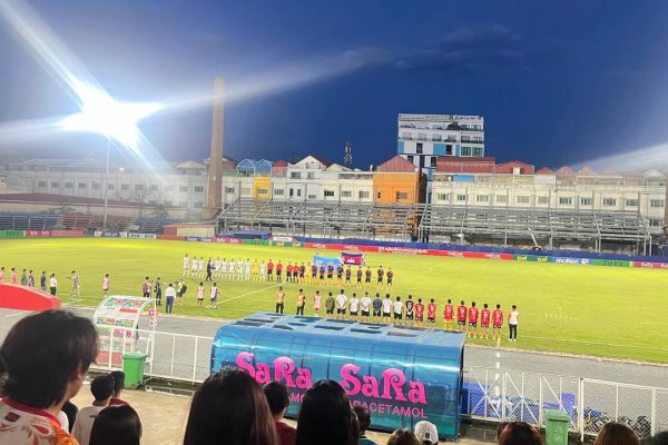 Visiting Old Stadium Phnom Penh