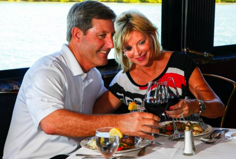 couple dining