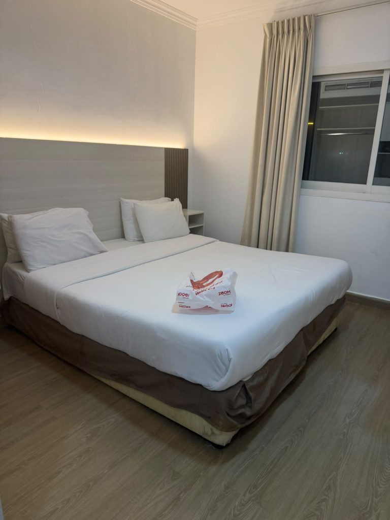 Sharjah International Airport hotel room
